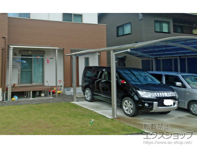 宮崎県宮崎市ののカーポート プレシオスポート ワイド 積雪〜20cm対応 施工例