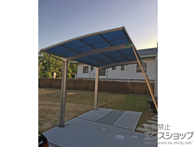 奈良県奈良市ののカーポート プレシオスポート 積雪〜20cm対応 施工例