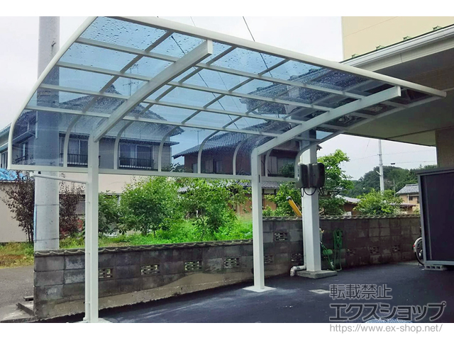 高知県宿毛市ののカーポート レイナキャップポートグラン　積雪〜20cm対応 施工例