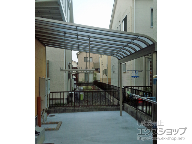 滋賀県草津市ののテラス屋根 スピーネ R型 テラスタイプ 単体 積雪〜20cm対応 施工例