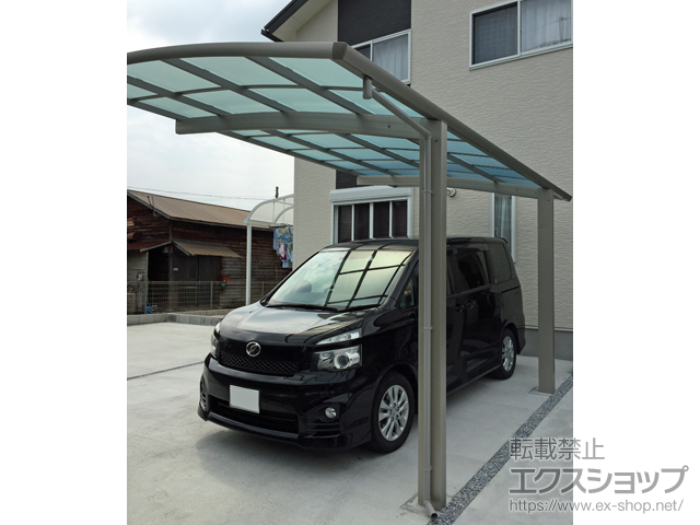 福岡県飯塚市ののカーポート レイナポートグラン　積雪〜20cm対応 施工例