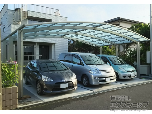千葉県佐倉市ののカーポート レイナトリプルポートグラン　積雪〜20cm対応 施工例