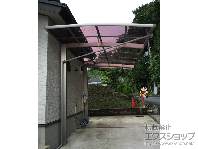 京都府京都市ののカーポート レイナポートREグラン 前下がり 積雪〜20cm対応 施工例