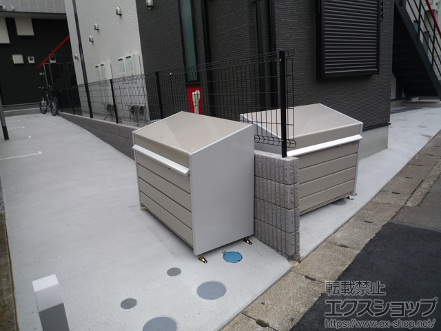 神奈川県横浜市のの物置・屋外倉庫 ダストボックスミニ パネル床タイプ DBN-126P 500L DBN-126P 施工例