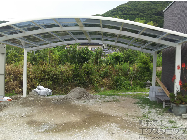 千葉県南房総市ののカーポート レイナツインポートグラン　積雪〜20cm対応 施工例