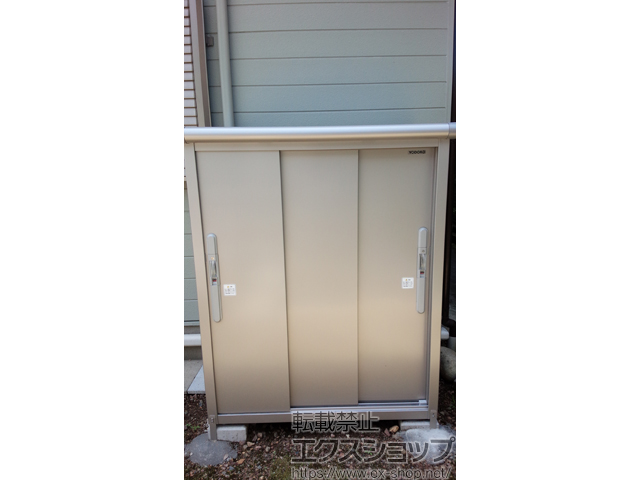 愛知県一宮市のの物置・屋外倉庫 エスモ 一般型 1200×650×1501 ESD-1206EGL-SS 施工例