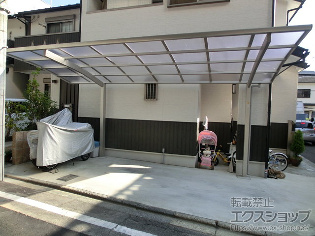 京都府京都市ののカーポート レイナポートグラン　積雪〜20cm対応 施工例