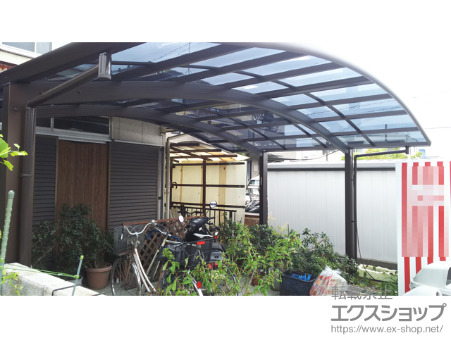 滋賀県守山市ののカーポート レイナツインポートグラン　積雪〜20cm対応 施工例