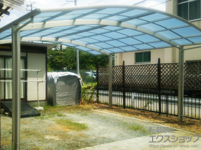 福岡県筑後市ののカーポート レイナツインポートグラン　積雪〜20cm対応 施工例