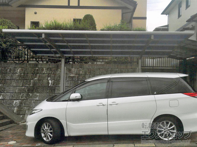 福岡県小郡市ののカーポート プレシオスポート 積雪〜20cm対応 施工例