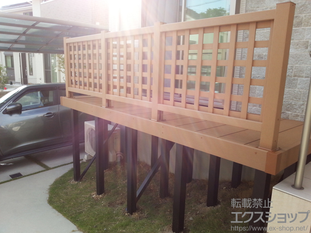 奈良県生駒市ののウッドデッキ マージウッドデッキ 施工例