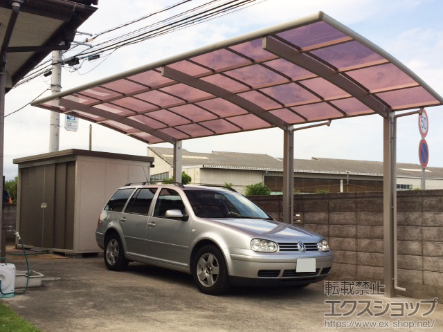 茨城県日立市ののカーポート レイナポートグラン 延長　積雪〜20cm対応 施工例