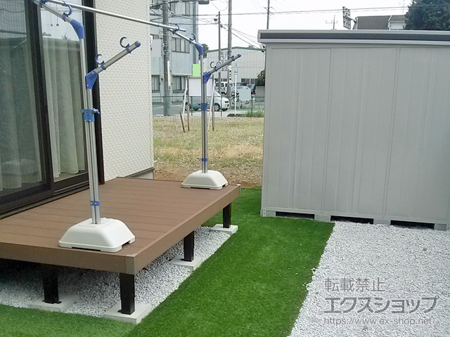 埼玉県さいたま市ののウッドデッキ マージウッドデッキ 施工例