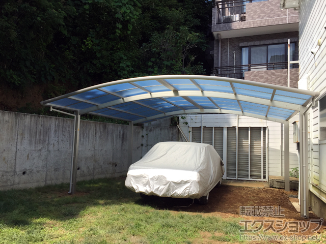 神奈川県小田原市ののカーポート レイナツインポートグラン　積雪〜20cm対応 施工例