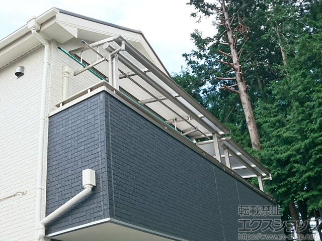 東京都東大和市ののバルコニー・ベランダ屋根 ヴェクターテラス F型 屋根タイプ 単体 積雪〜20cm対応 施工例