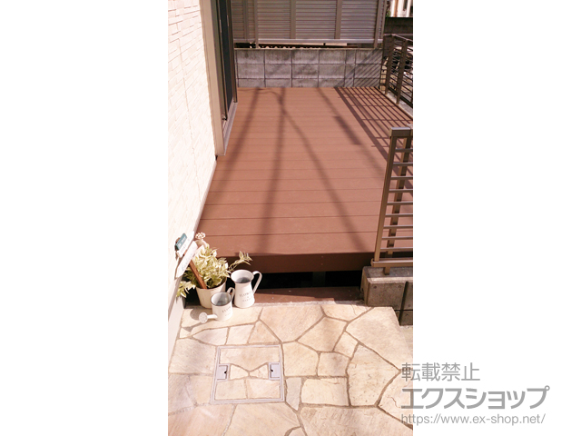 神奈川県横浜市ののウッドデッキ リウッドデッキ 200 施工例