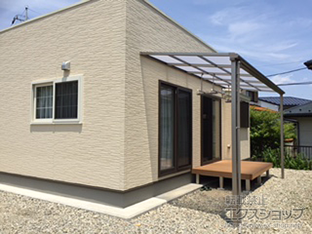 栃木県那須塩原市ののウッドデッキ マージウッドデッキ 施工例