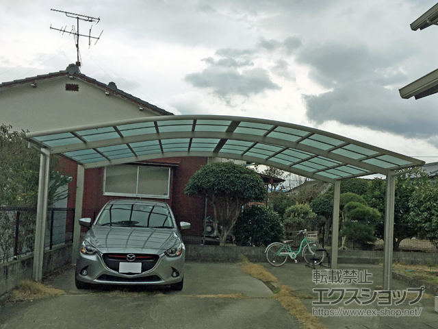 熊本県八代市ののカーポート レイナツインポートグラン　積雪〜20cm対応 施工例
