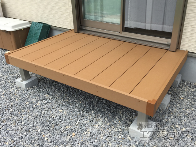 滋賀県守山市ののウッドデッキ マージウッドデッキ 施工例