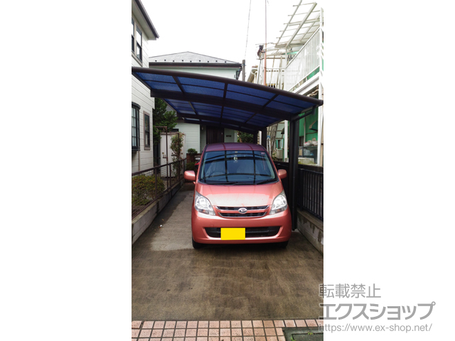 埼玉県春日部市ののカーポート レイナポートグラン 延長　積雪〜20cm対応 施工例