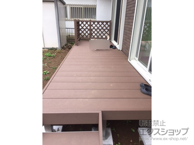千葉県流山市ののウッドデッキ リウッドデッキ 200 施工例