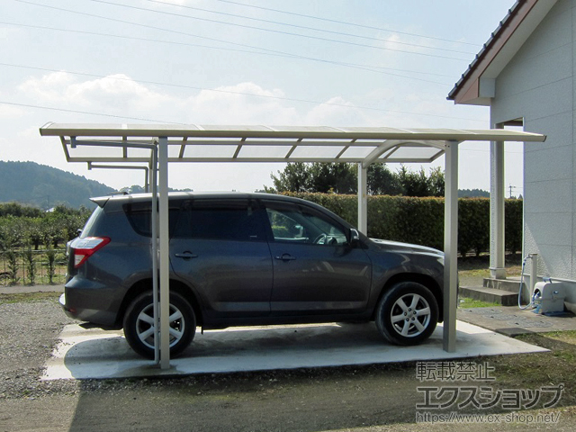 鹿児島県曽於市ののカーポート レイナワンポートグラン　積雪〜20cm対応 施工例