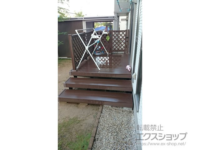 愛知県岡崎市ののウッドデッキ マージウッドデッキ 施工例