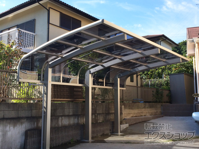 宮城県仙台市ののカーポート レイナキャップポートグラン50　積雪〜50cm対応 施工例