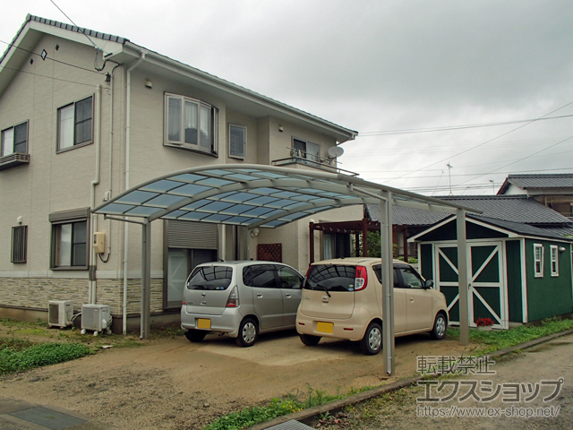 愛媛県西条市ののカーポート レイナツインポートグラン　積雪〜20cm対応 施工例