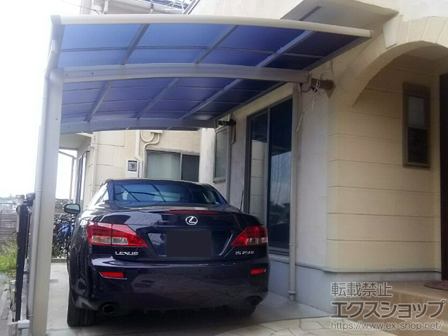 神奈川県川崎市ののカーポート プレシオスポート 積雪〜20cm対応 施工例