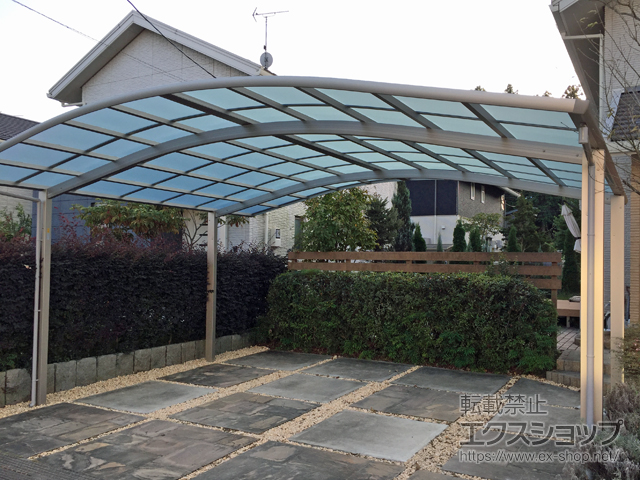 栃木県矢板市ののカーポート レイナツインポートグラン　積雪〜20cm対応 施工例