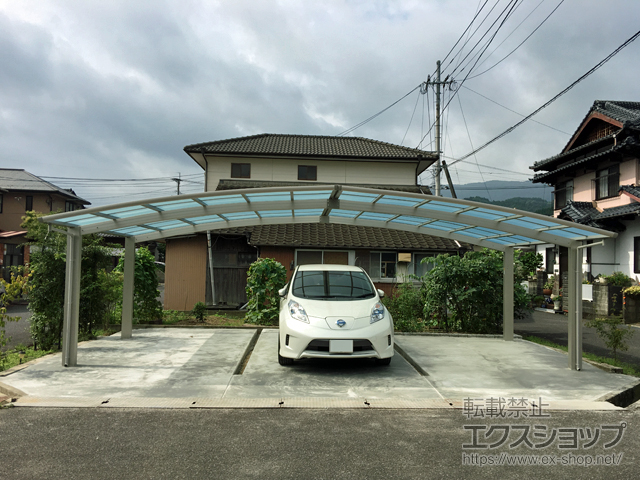 佐賀県伊万里市ののカーポート レイナトリプルポートグラン 積雪〜20cm対応 施工例