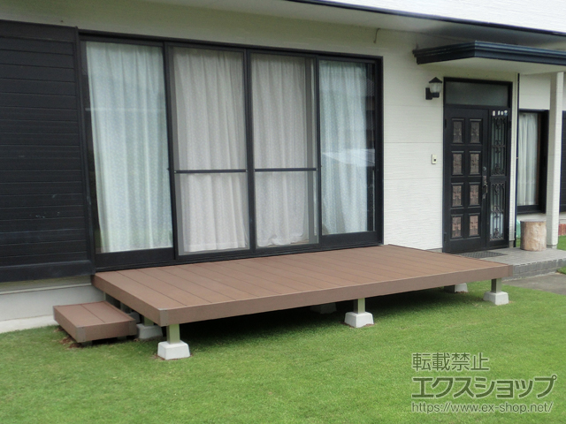静岡県御前崎市ののウッドデッキ リウッドデッキ 200 施工例
