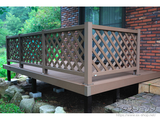 滋賀県大津市ののウッドデッキ マージウッドデッキ 施工例