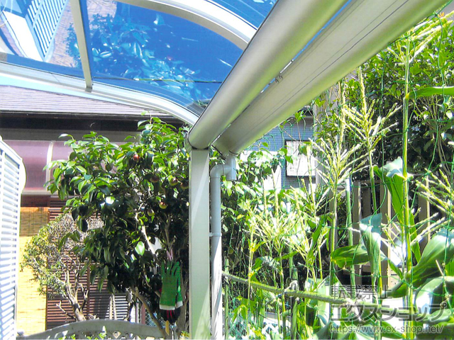 千葉県千葉市ののテラス屋根 ヴェクターテラス R型 テラスタイプ 単体 積雪〜20cm対応 施工例