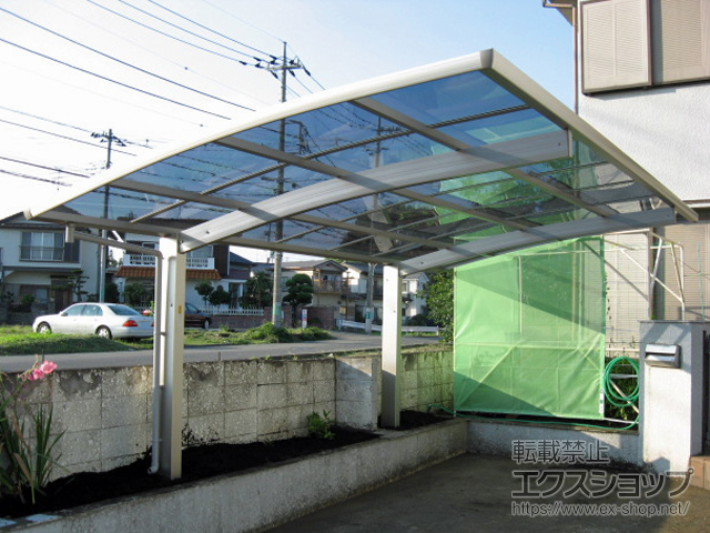 東京都府中市ののカーポート プレシオスポート 積雪〜20cm対応 施工例