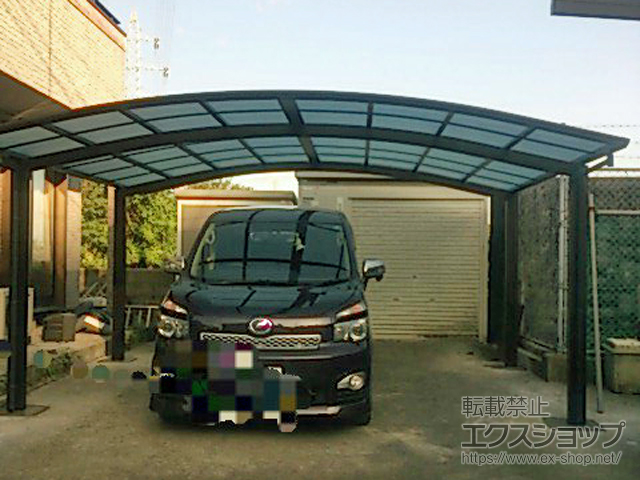 山口県周南市ののカーポート レイナツインポートグラン　積雪〜20cm対応 施工例