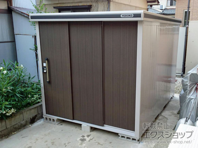 石川県白山市のの物置・屋外倉庫 エルモ 積雪型 LMDS-2229 LMDS-2229-ＤＷ 施工例