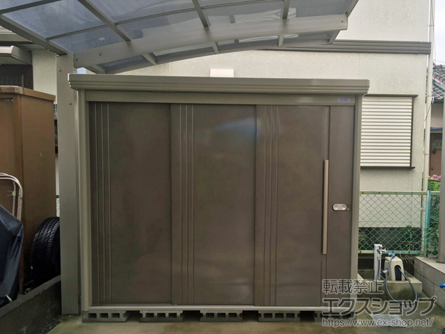 熊本県熊本市のの物置・屋外倉庫 Mr.ストックマンダンディ 一般型 結露減少型 2532×1222×2110 ND-Z2512-B 施工例