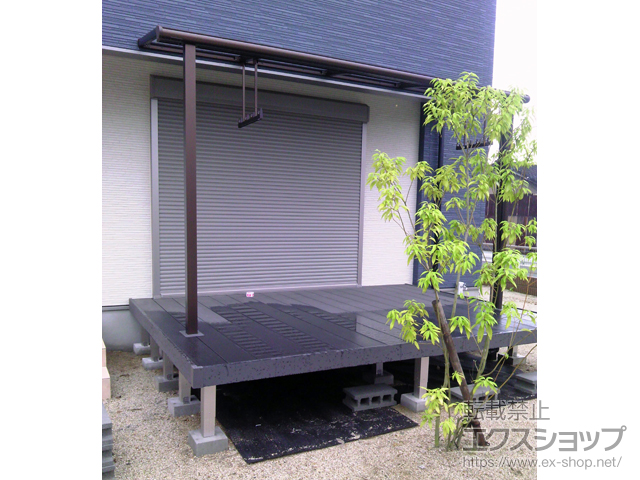 福岡県大川市ののウッドデッキ リウッドデッキ 200 施工例