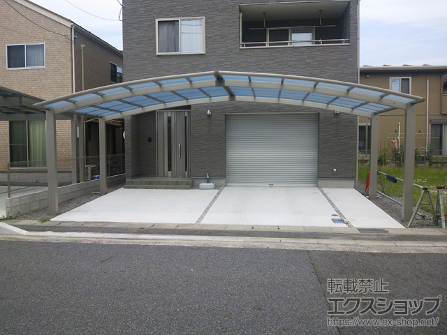 滋賀県守山市ののカーポート レイナトリプルポートグラン　積雪〜20cm対応 施工例