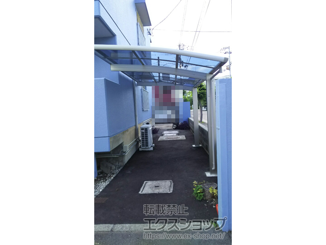 徳島県徳島市ののサイクルポート・駐輪場 レイナポートグランミニ 積雪〜20cm対応 施工例