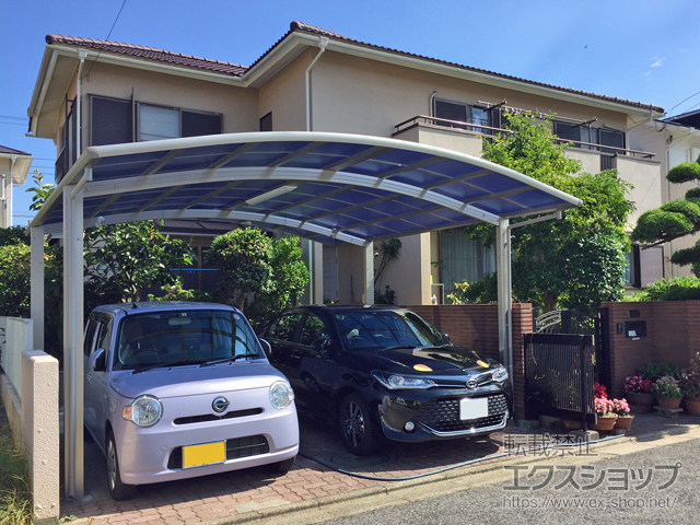 千葉県東金市ののカーポート レイナツインポートグラン　積雪〜20cm対応 施工例