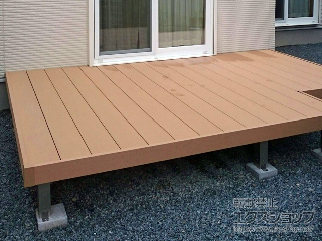 兵庫県神戸市ののウッドデッキ リウッドデッキ 200 施工例