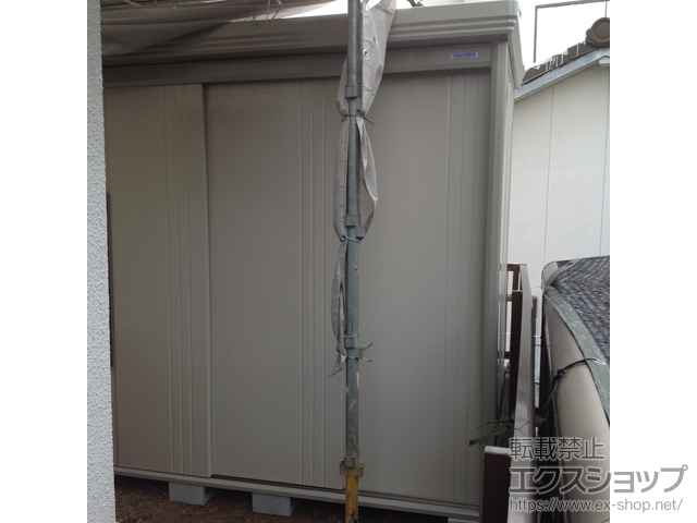 千葉県松戸市のの物置・屋外倉庫 Mr.ストックマンダンディ 一般型 2200×890×2110 ND-2208-W 施工例