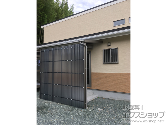 福岡県福津市のLIXIL リクシル（トステム）のストックヤード フリーヤード　オープンタイプ 積雪〜20cm対応 施工例