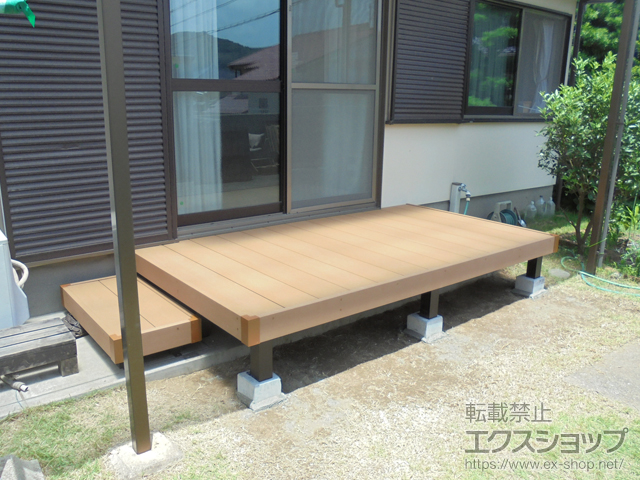 長崎県長崎市ののウッドデッキ マージウッドデッキ 施工例