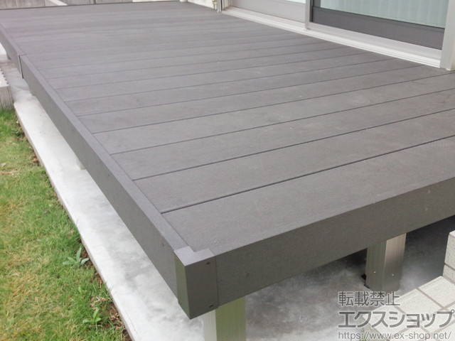 千葉県四街道市ののウッドデッキ リウッドデッキ 200 施工例