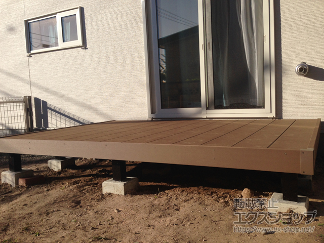 北海道札幌市ののウッドデッキ マージウッドデッキ 施工例