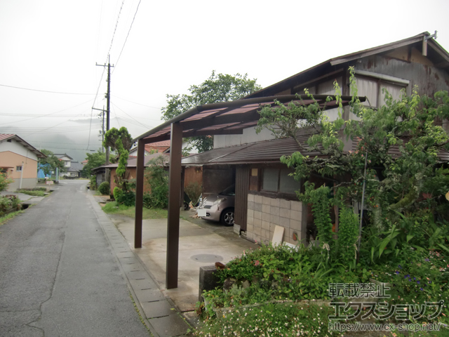 山口県山口市ののカーポート レイナポートグラン　積雪〜20cm対応 施工例